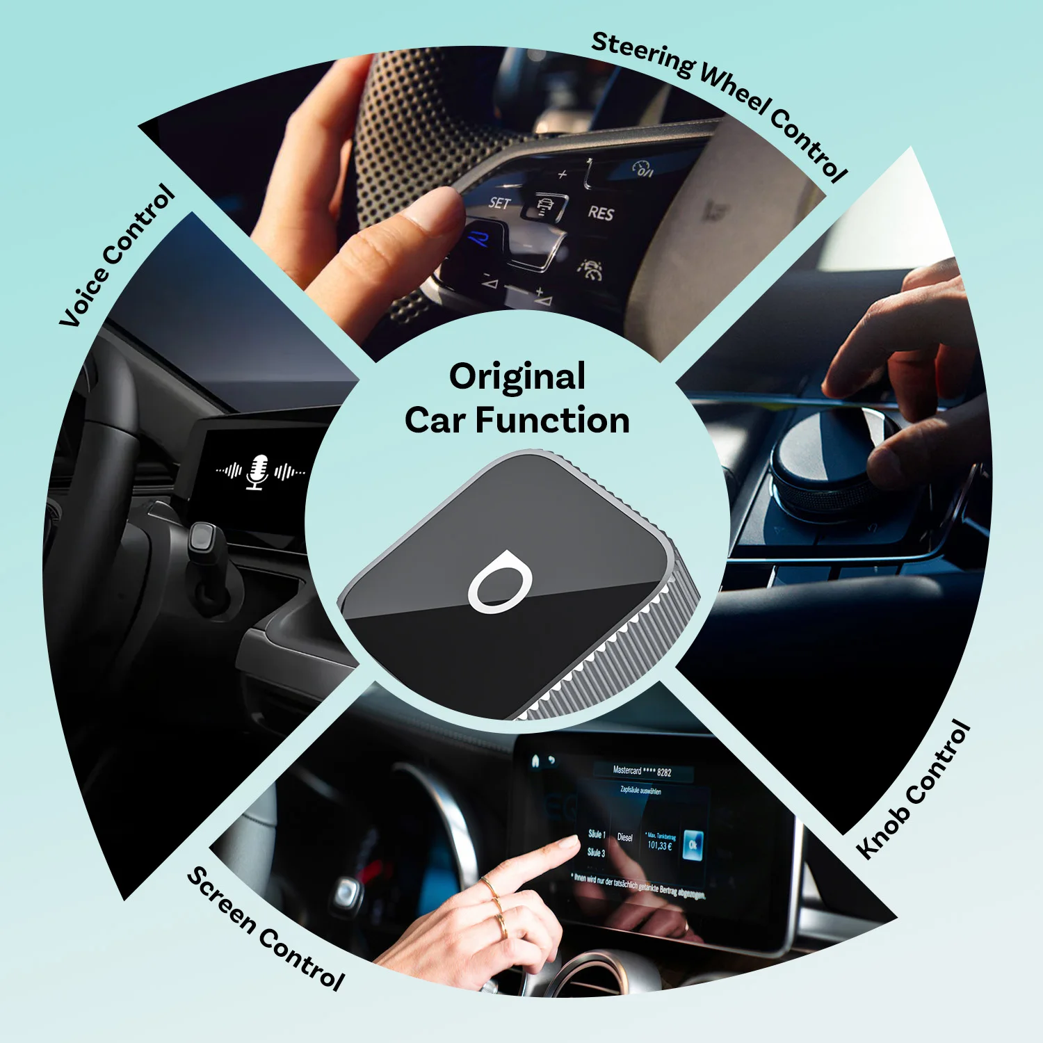 Ottocast Mini Slim Wireless CarPlay Android Auto محول USB Dongle Plug Play Bluetooth 5.0 Wifi Auto Connect لـ 98% من السيارات #4