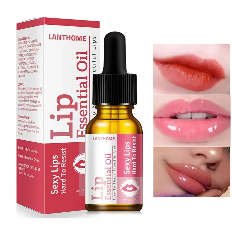 Lip Nourishing Care Essential Oil Desalination Erasing Repair Lip Wrinkles Moisturizing Nutritious Makeup Lipstick Gloss 10ml