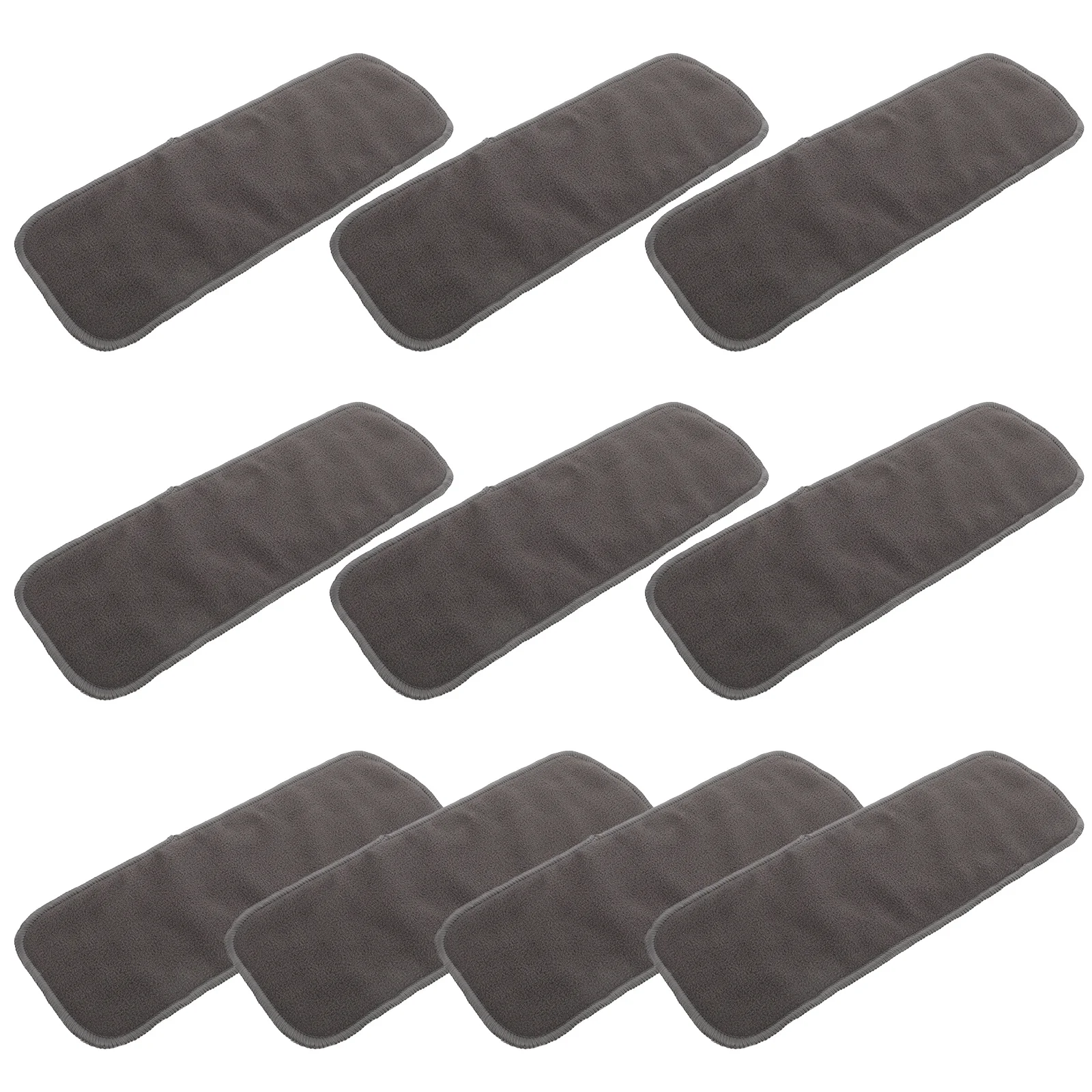 

10 Pcs Bamboo Charcoal Diapers Pad Convenient Nursing Comfortable Pads Newborn Baby Washable Pee