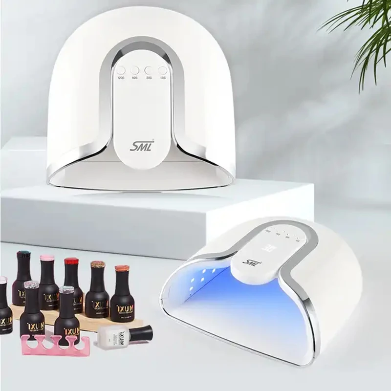 146W 48LEDs Nail Drying Lamp For Manicure Professional Led UV Drying Lamp With Auto Sensor Smart Nail Salon Equipment Tools