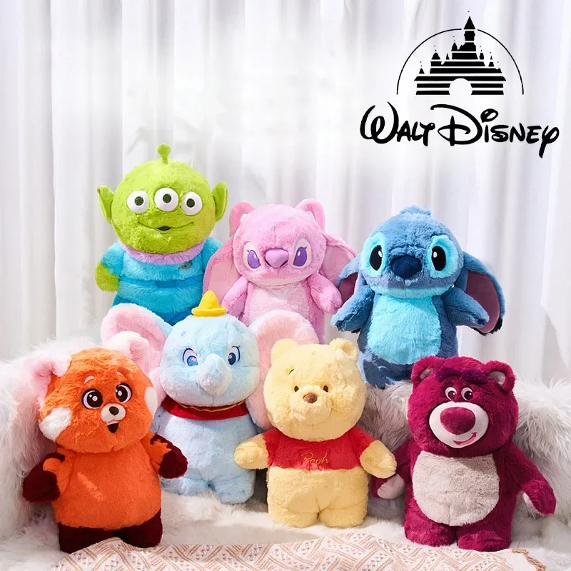 Disney Anime Hobby Stitch Winter Extra Large Plush Hot Water Bottle Women's Home Water Filling Hand Warmer Kid Birthday Gift