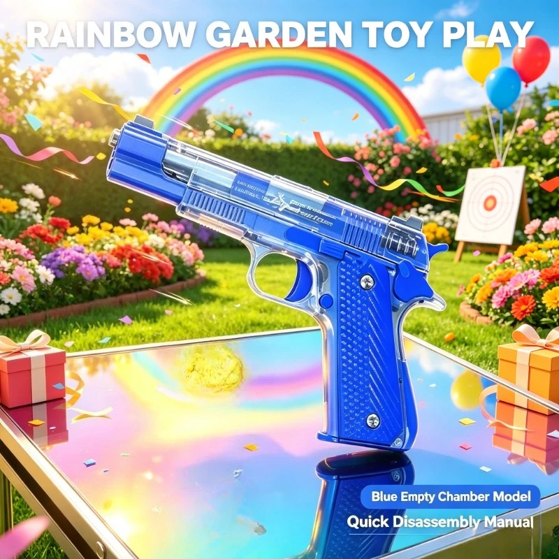 M1911 Toy Blaster Empty Chamber Hanging Toy Quick Disassembly Manual Boy BB Bullet Kids Lower Magazine new2026