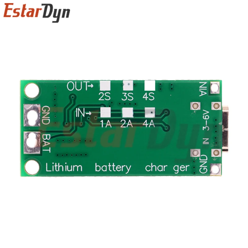 Multi-Cell 2S 3S 4S Type-C To 8.4V 12.6V 16.8V Step-Up Boost LiPo Polymer Li-Ion Charger 7.4V 11.1V 14.8V 18650 Lithium Battery