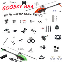 Goosky LEGEND Venom RS4  Spare Parts Nose Hood Steering Gear Swing Arm Tie Rod  motorTail Fixed Seat Flight Control Group Part 1