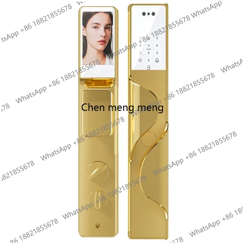 

Умный замок с функцией распознавания отпечатков пальцев и лиц, электронный замок с дистанционным управлением, смарт-замок.