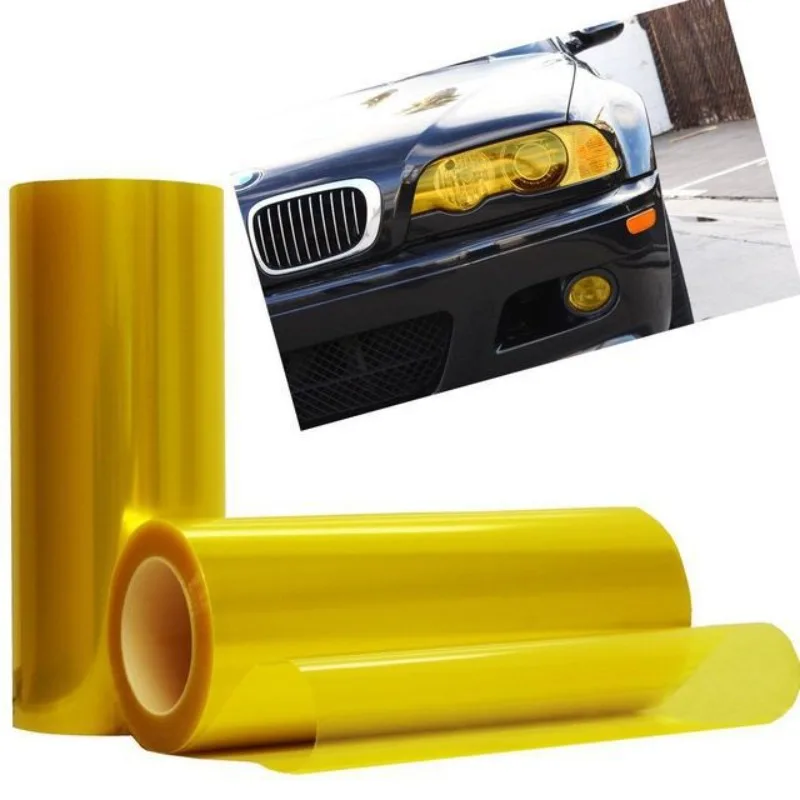 A Set Car Smoke Fog Light HeadLight Taillight Colored Wrap Films30x60cm Car Headlight Film Vinyl Self Adhesive Sticker
