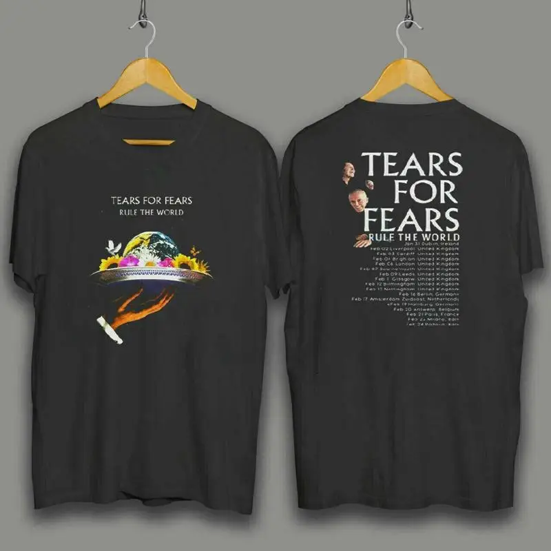 New Tears For Fears 2022 T Shirt Rule The World Tour Date Ah1363