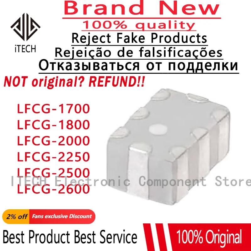 5PCS/Lot LFCG-1700+ 、LFCG-1800+ 、LFCG-2000+ 、LFCG-2250+ 、LFCG-2500+ 、LFCG-2600+ SMD New Original Low-pass Filter RF Device