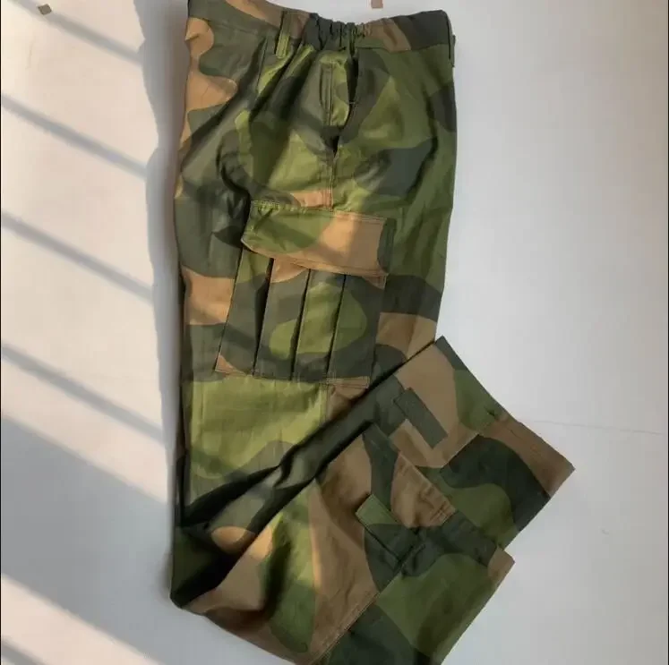 Austrian Camouflage  Pants Green Norway  Men Spring Trouser