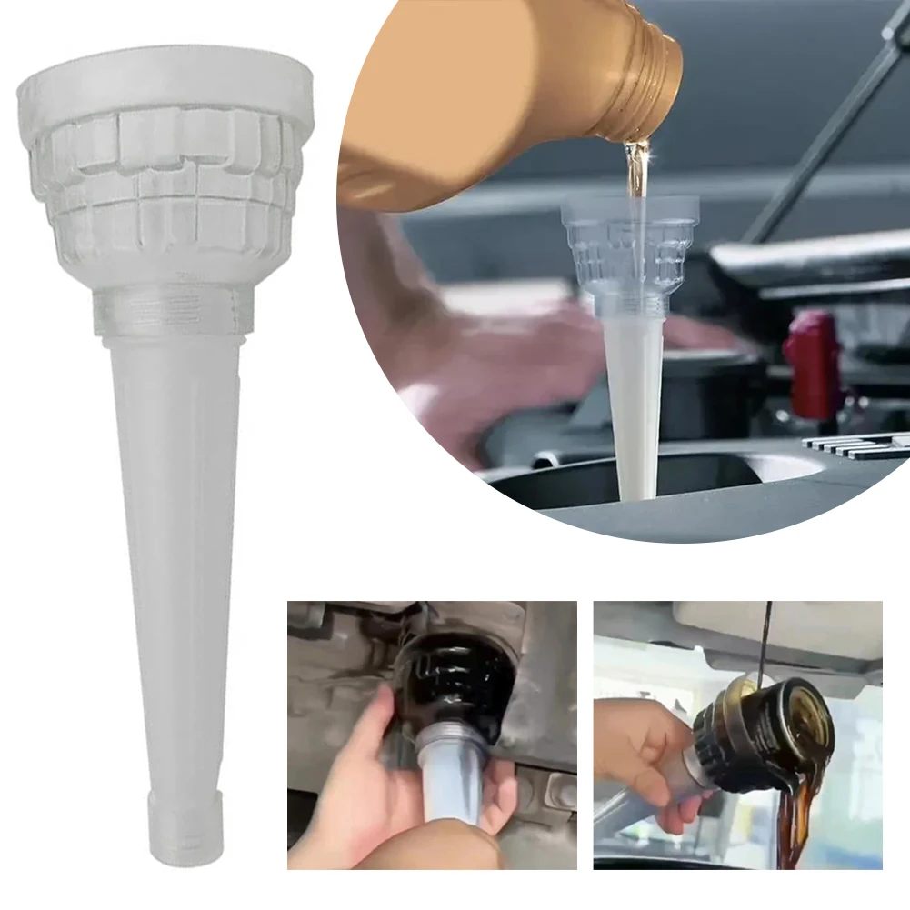 Car Oil Filter Removal Tool Anti-splash Oil Fuel Filling Tools Universal Funnel Filter Removal Funnel Vehicle Oil Change Tools