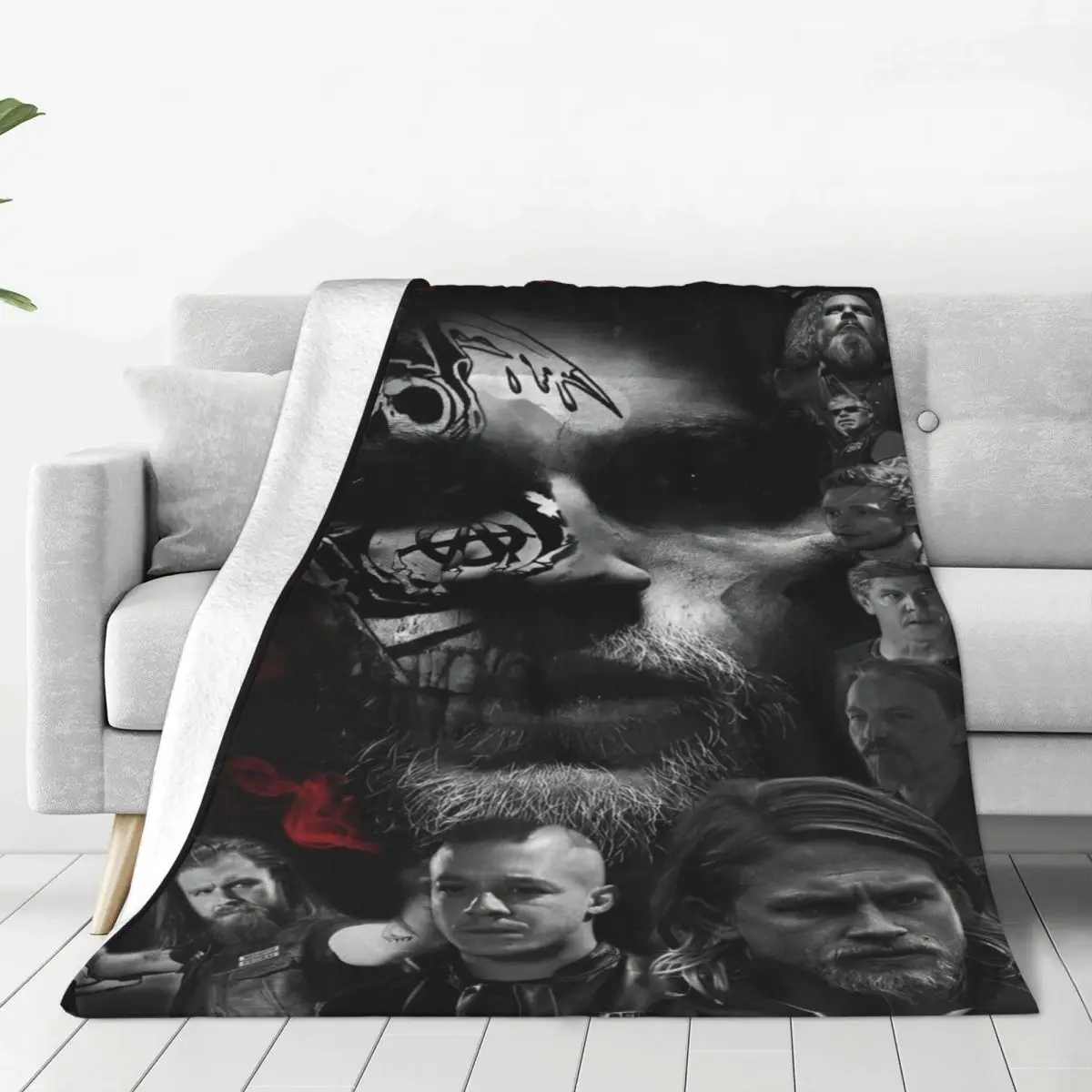 Sons Of Anarchys Tv Series Blanket Lightweight Thin Fleece Comfort Gifts Throw Blanket Bedspread