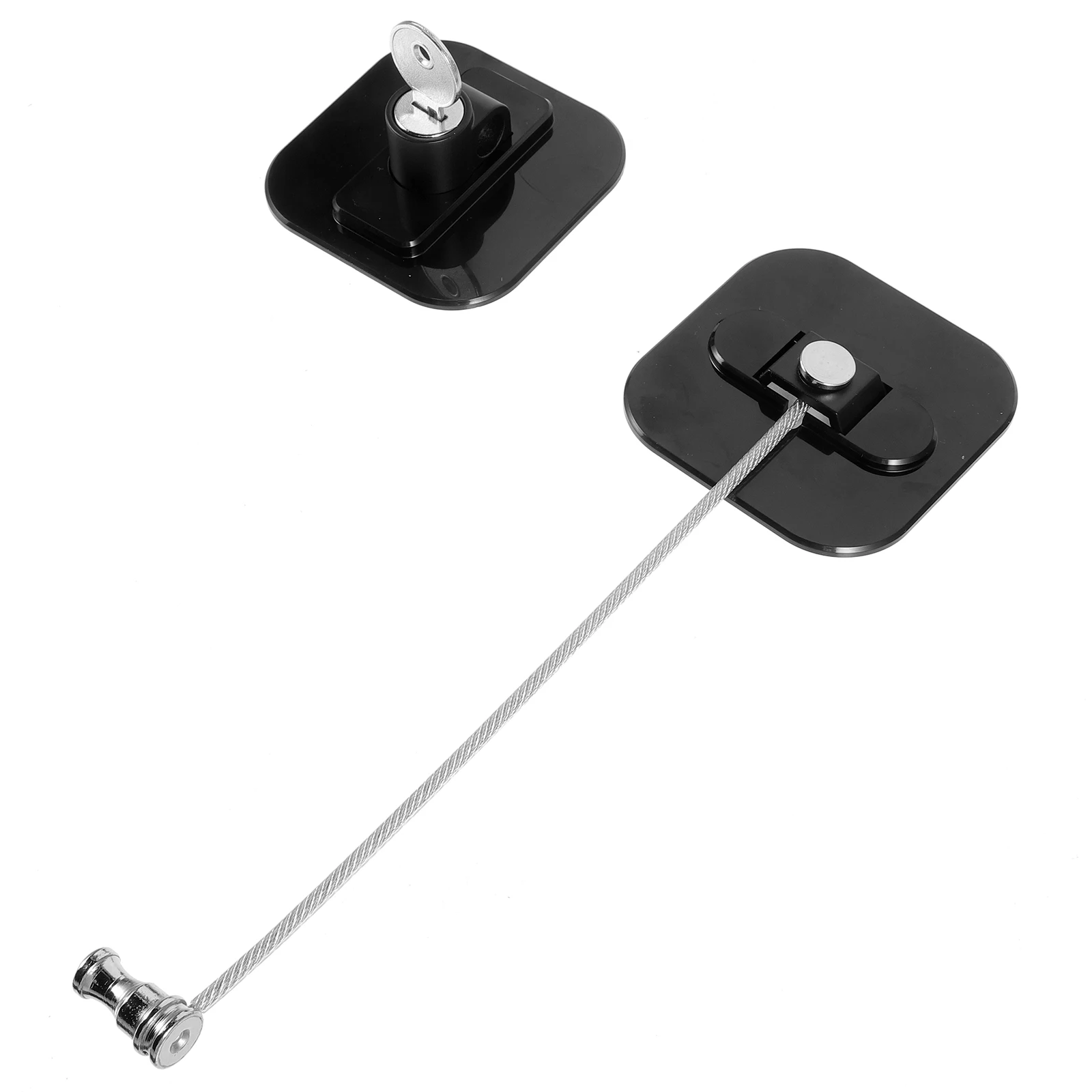 

Refrigerator Safety Lock Square Shape No Punching Installation Cabinet Drawer Lock for Kitchen Furniture Protection