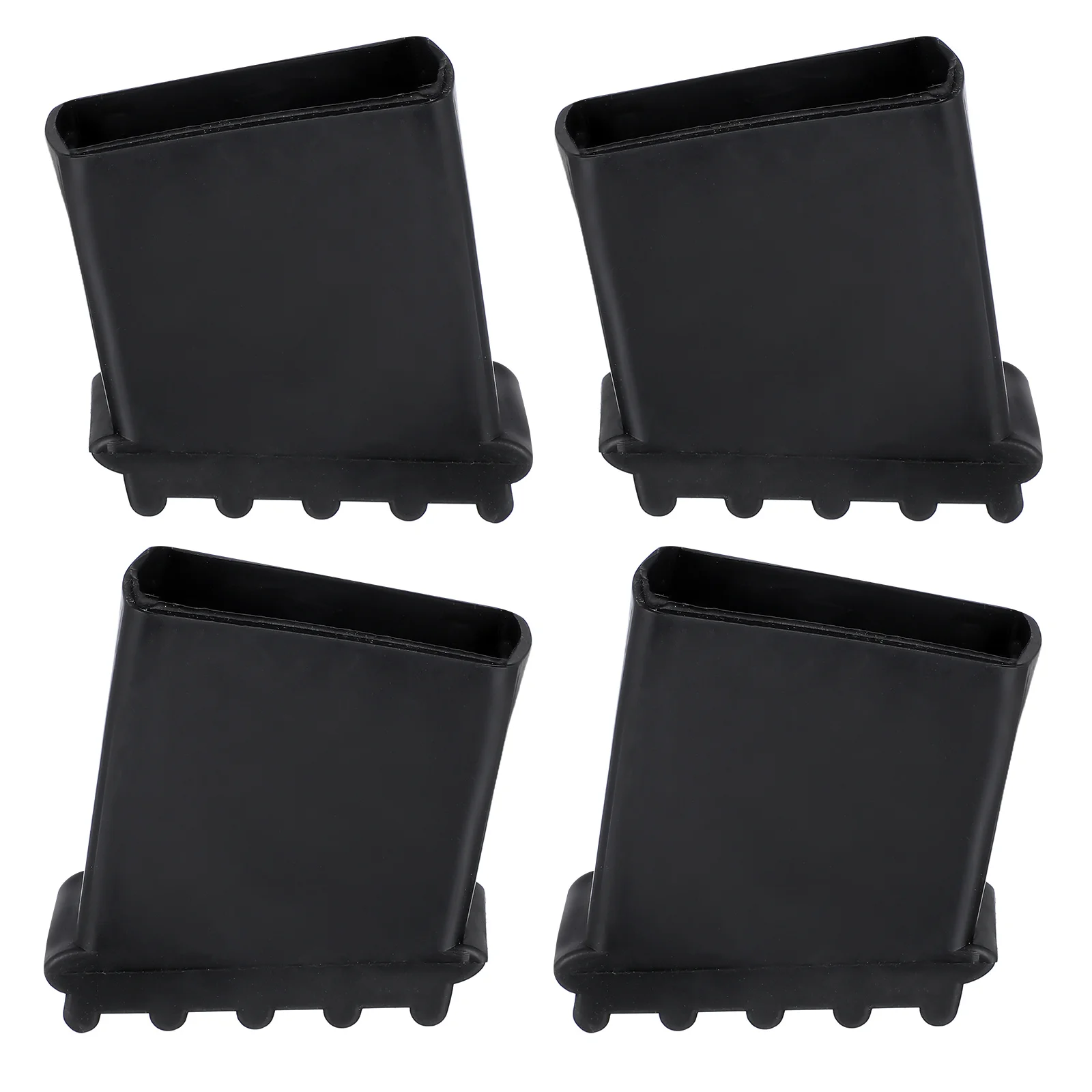 

4Pcs Ladder Feet Protector Non-Slip Rubber Cap Accessories Durable Wear-Resistant Thick Black Step Ladder Feet Cover
