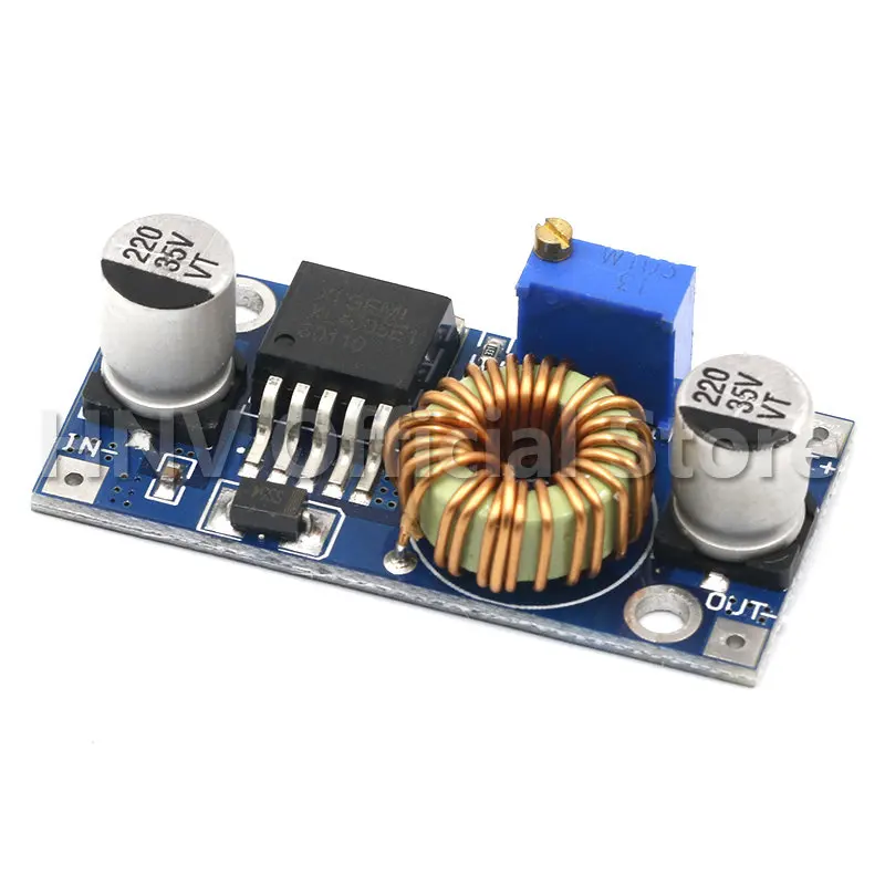 XL4005 DSN5000 Beyond LM2596 DC-DC ปรับ5A 75W โมดูลขนาดใหญ่ขนาดใหญ่