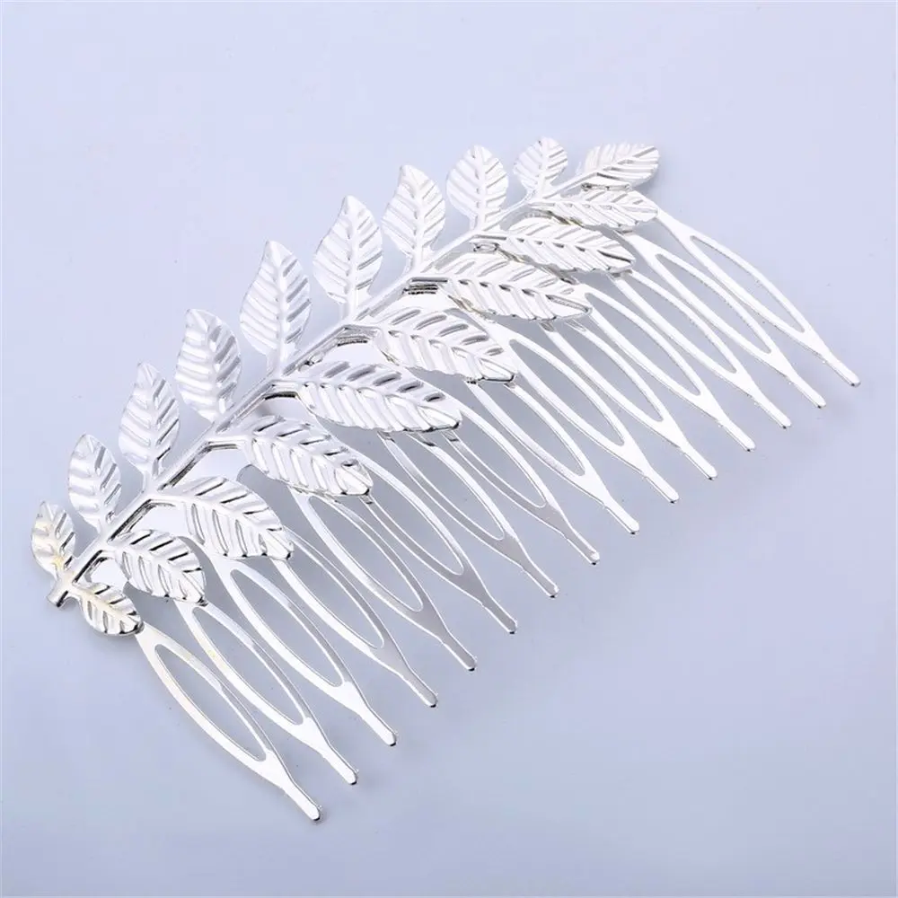 Gift Gold Bobby Pin Silver Hair Clip Girl Barrettes Hair Combs Leaf Hairpin