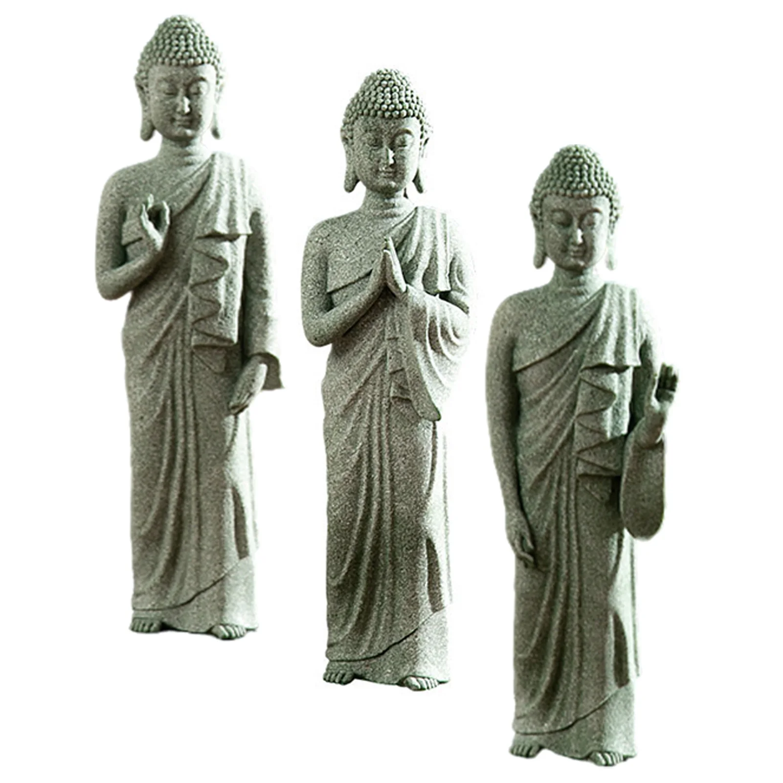 Standing Buddha Home Sculptures Spiritual Sustenance Meaningful Statues for Friend Family Mom Father as Gift