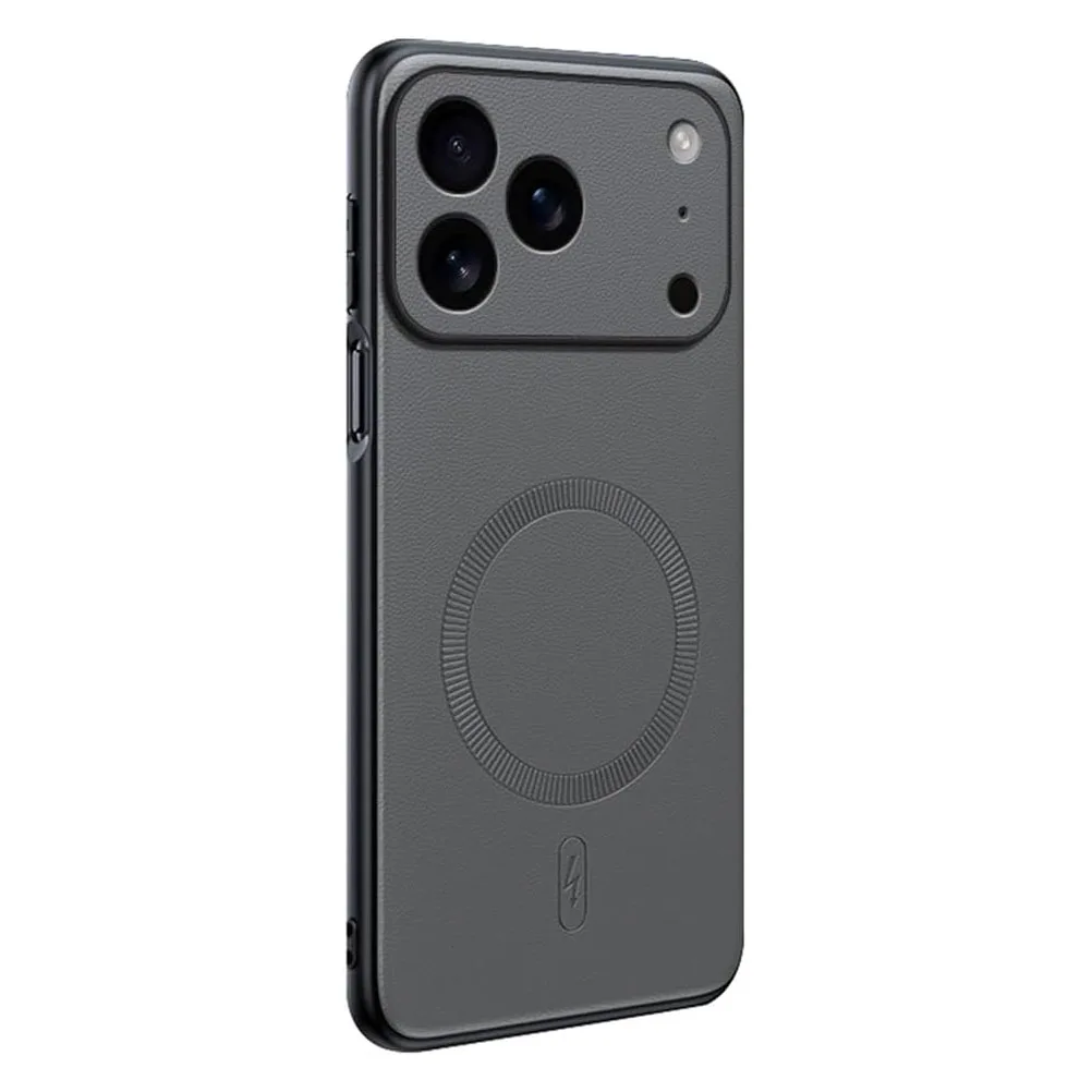 

Кожаный чехол для iPhone 17 Pro Max/17 Pro/Air/17 — полная защита линз, ударопрочный, ультратонкий, магнитный, деловой чехол