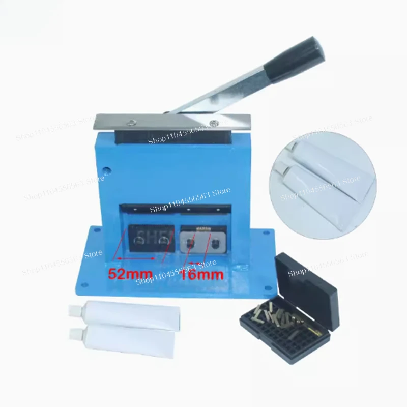 Manual Aluminum Toothpaste Tube Sealing Machine with Date Embossing – Desktop Pipe Sealing Tool