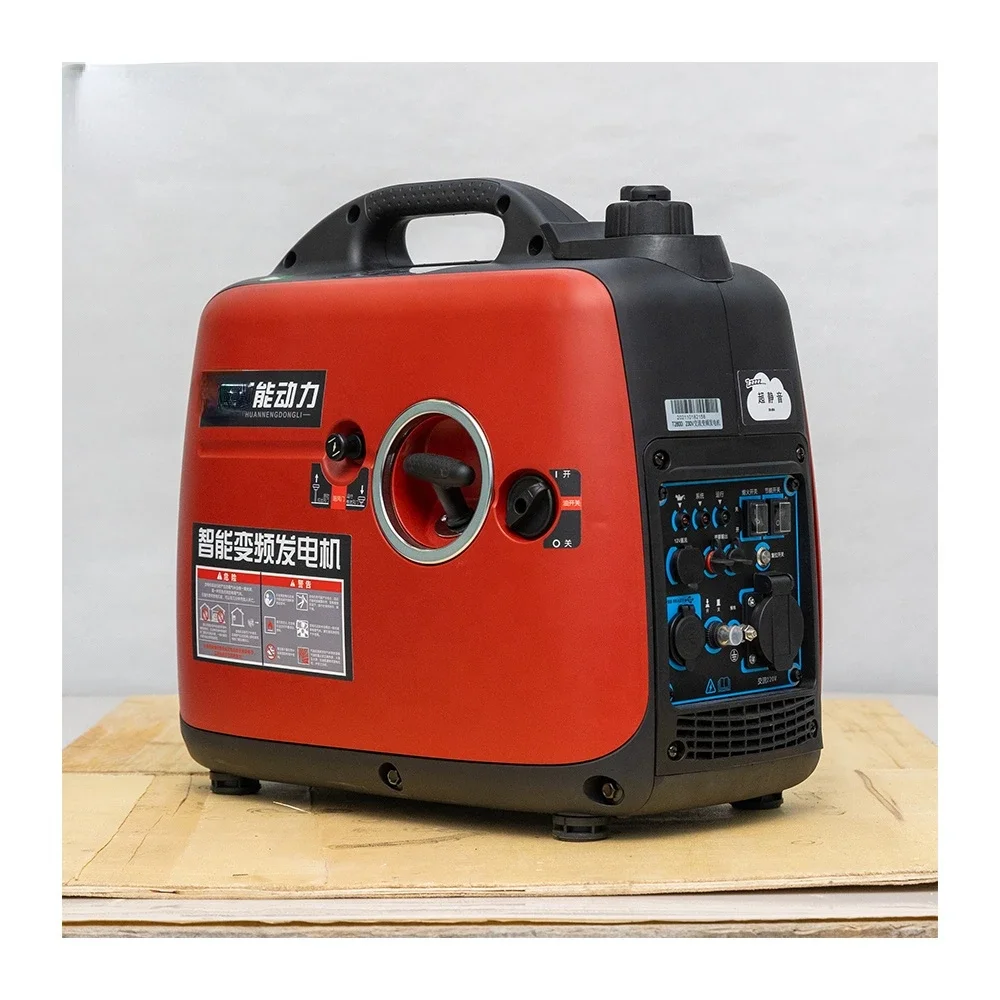 Household/2000W T2800 1kW Mini Portable Inverter Ultra-Quiet Generator Small Gasoline Generator with Electric Start