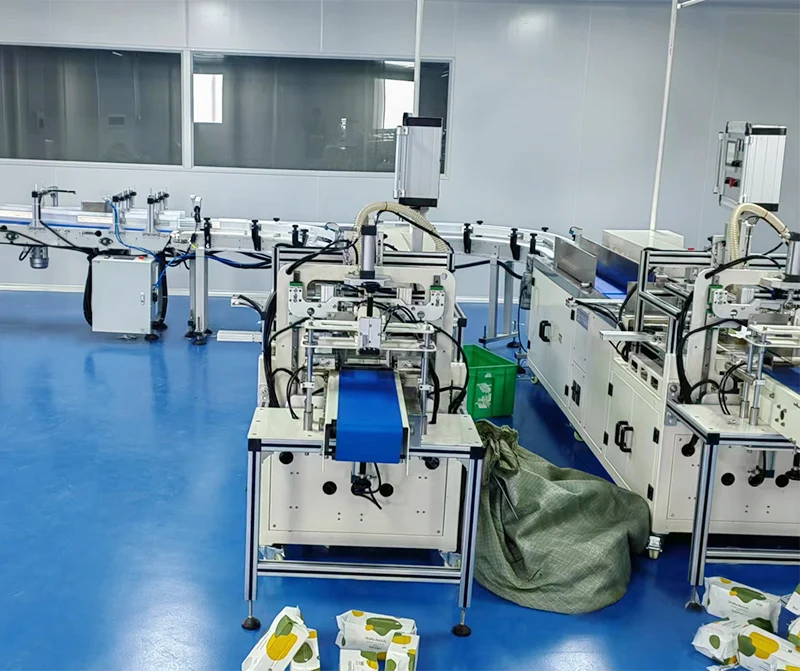 Automatic Soft Facial Tissue Bagging Packing Machine Pillow Type For Clean Face Towels Disposable Cotton Towel Soft Dry Tissue