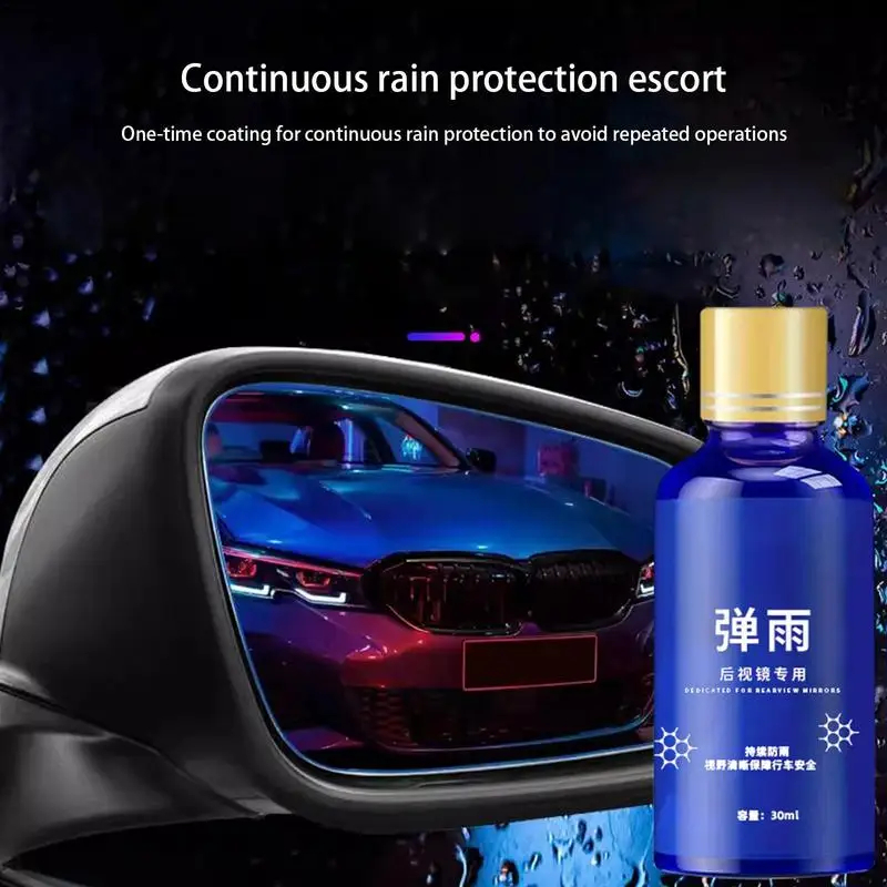 Rainproof Spray For Car Anti-Rain Agent Ceramic Coating Defogging Agent Anti-Fog Car Detailing Solution Anti-Rain Spray Cleaning