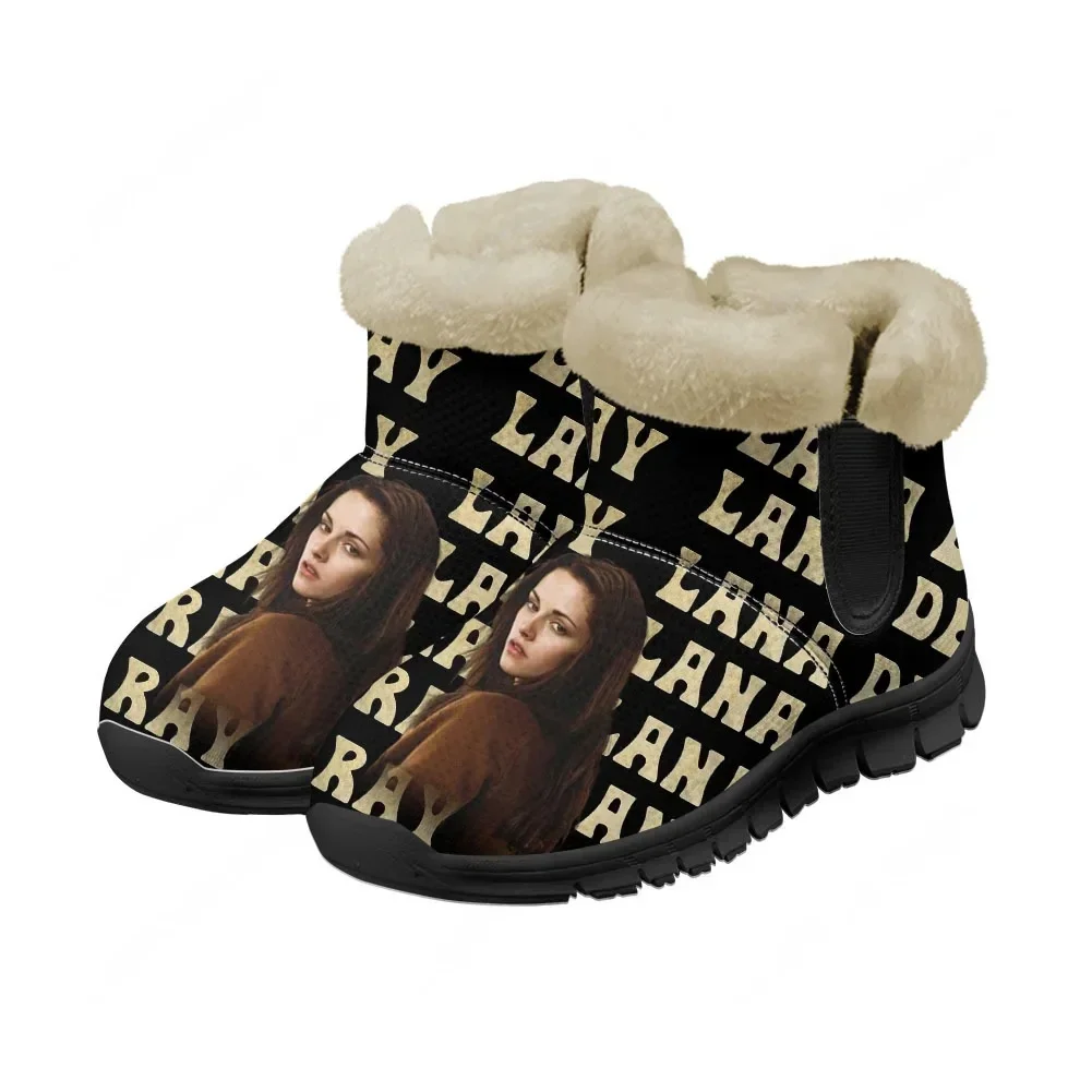 

Lana Del Rey Singer Snow Boots Mens Womens Teenager Shoes Keep Warm Casual Lightweight Sports Custom Sneakers