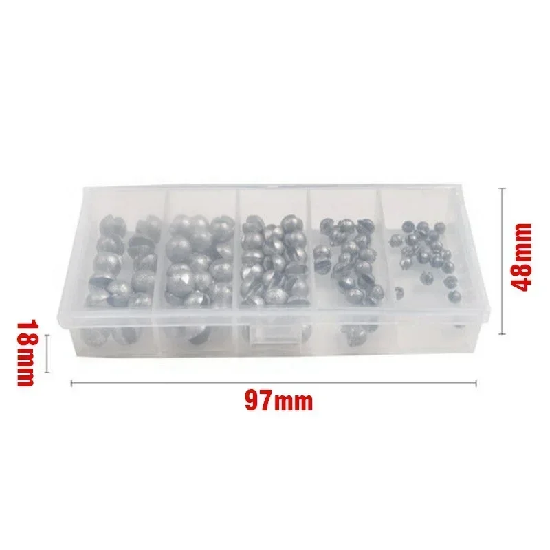 Delysia King  100 pcs/box Bite lead Fishing gear accessories