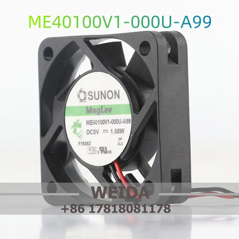 

Cooling fan New original Sunon 12V 24V 48V DC 5V 1.08W 4010 40X40X10MM 4CM micro Maglev Quiet ME40100V1-000U-A99