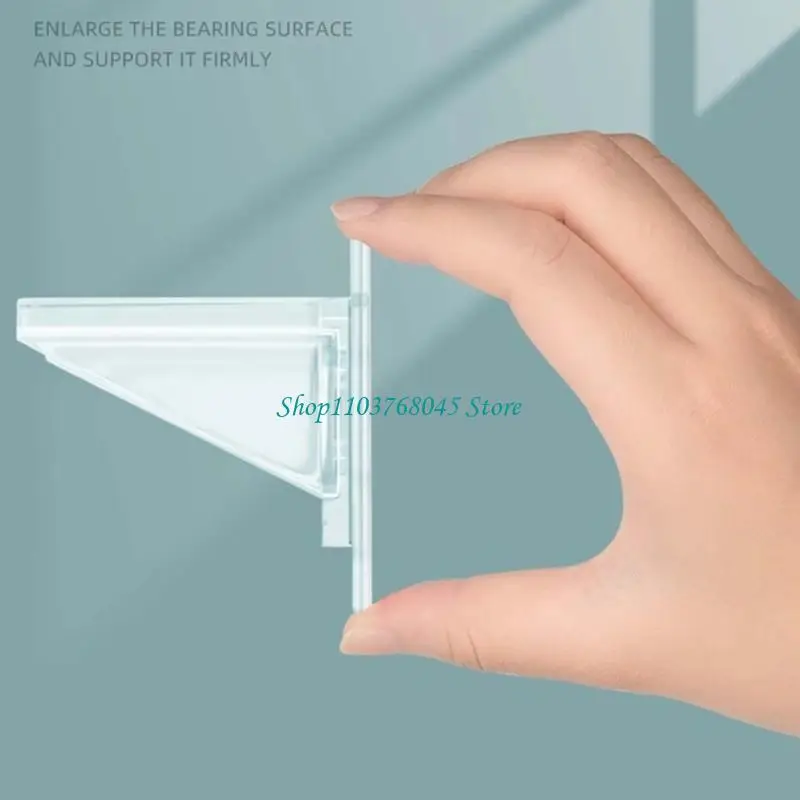 

R53F Клейкие опорные колышки для полки Держатель перегородки шкафа Кронштейн Зажим для поддержки шкафа