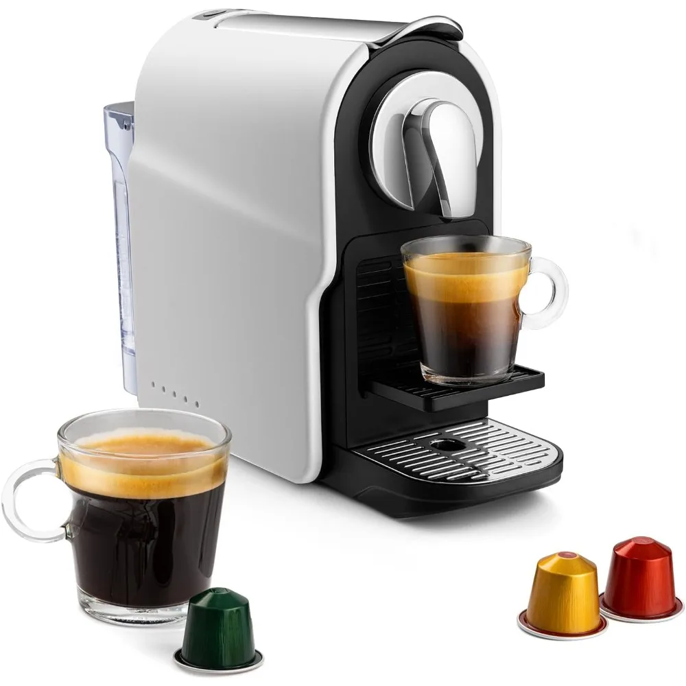 

Mini Espresso Machine for NS Original Capsules, 20 Bar Espresso Pod Machine for Home Espresso & Lungo Maker, Programmable