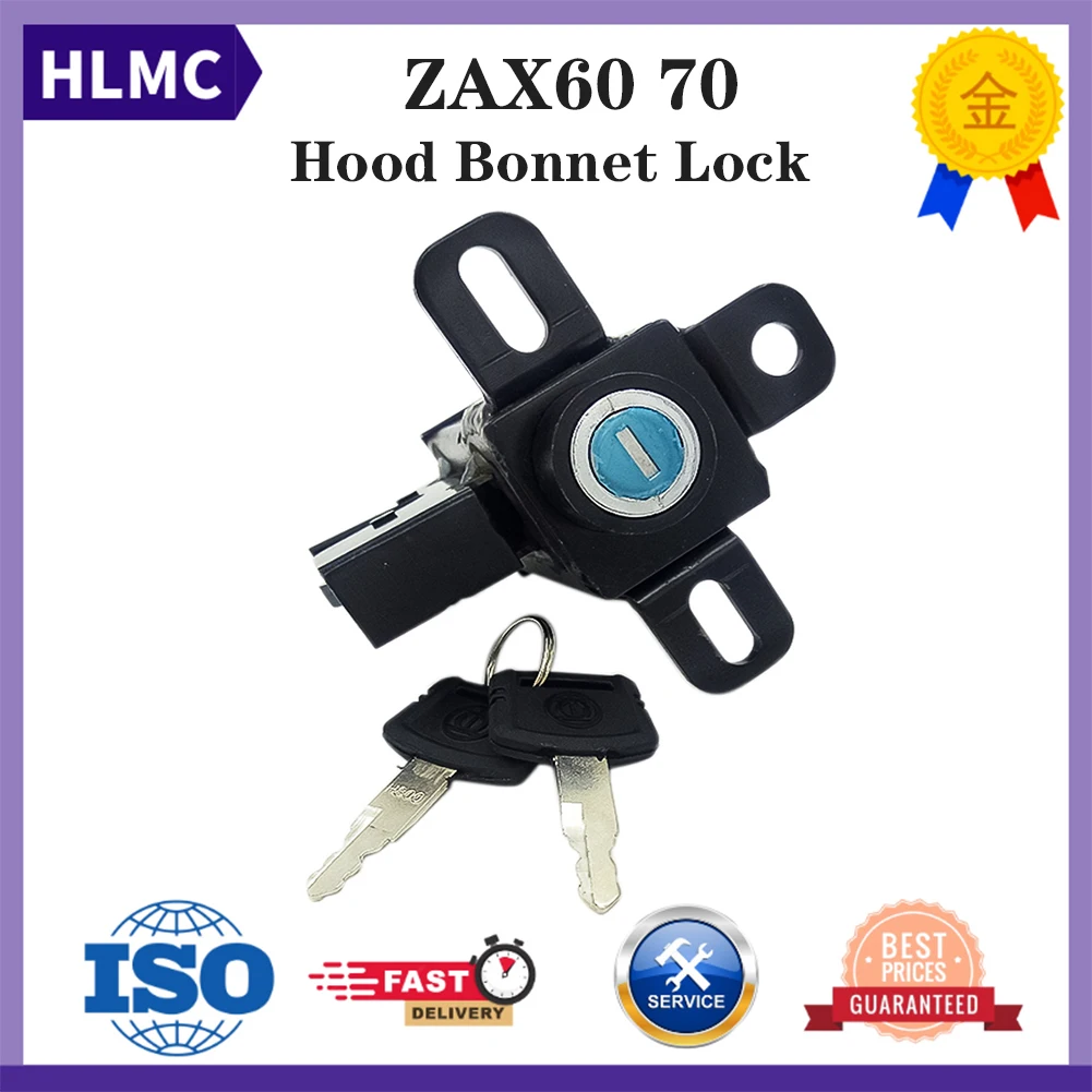 

Excavator Accessories ZX60 ZX70 ZAXIS60 ZAXIS70 Excavator Parts Engine Hood Bonnet Lock