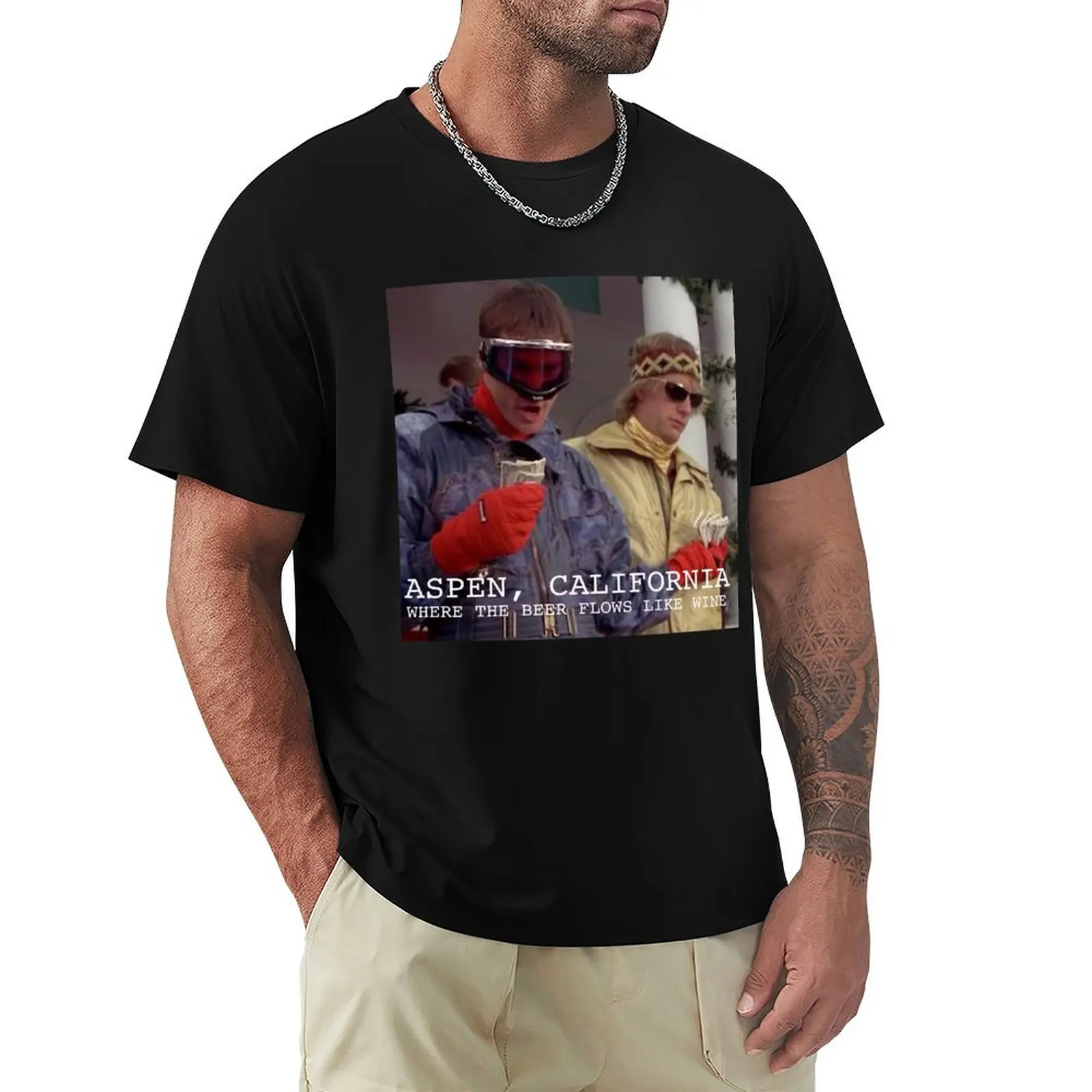 Women Men Dumb & Dumber Aspen California T-Shirt Long Lasting Casual T-Shirt