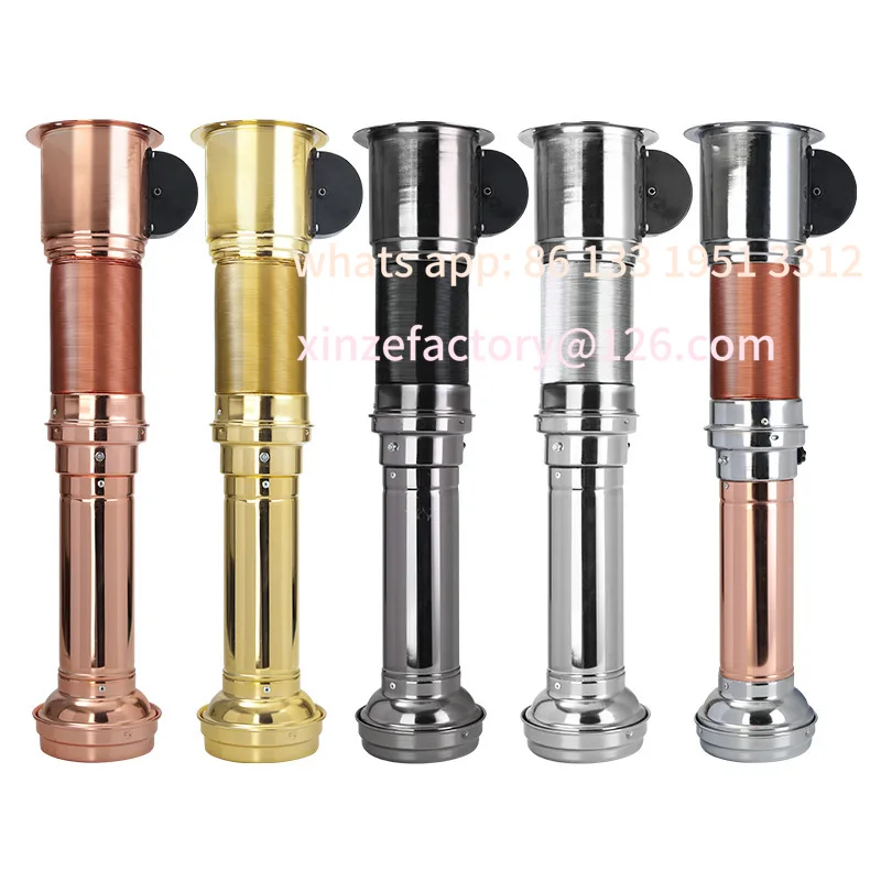 

Telescopic pipe, Korean barbecue pipe, upper smoke, smoking cover, straight fan, barbecue system