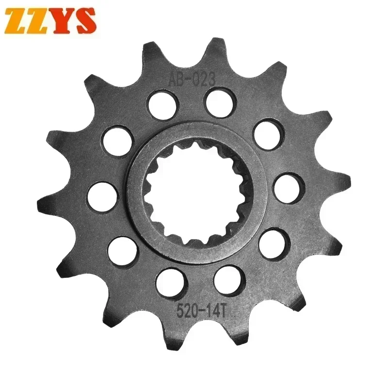 520 14T 14 Tooth 520-14T Front Sprocket Gear Staring Wheel Cam For KT/M Off Road Du/ke 400 95-96 400 SC Super Competition 97-00