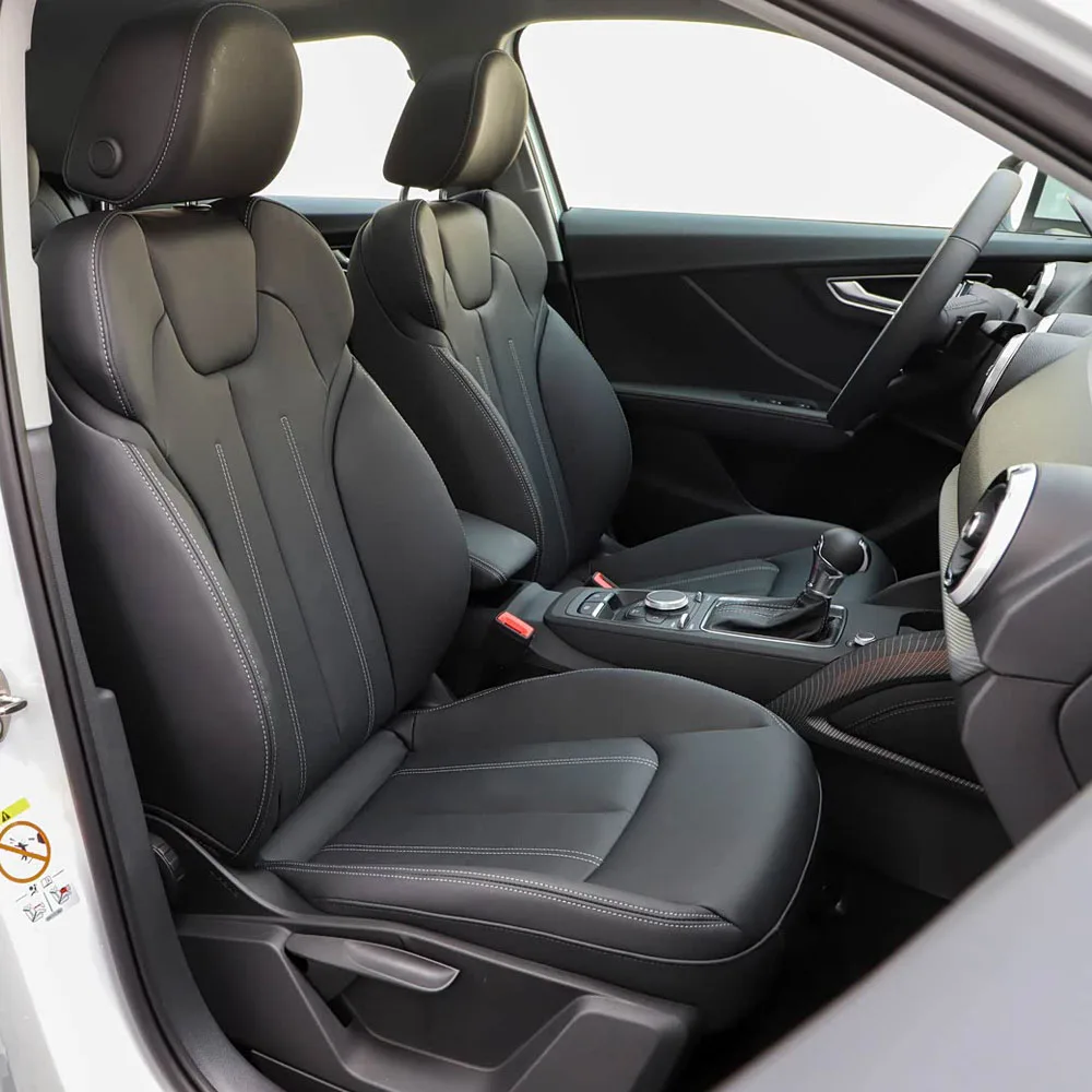 

Чехлы на автомобильные сиденья для Audi Q2 2016 2017 2018 2019 2020 2021 2022 Skórzane наппа на заказ Полный комплект аксессуаров для защиты салона