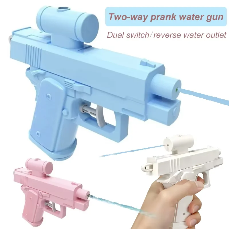 Grappig Prank Waterpistool Speelgoed Handheld Omgekeerde Waternevel Speelgoedpistool Zomer Buiten Strand Zwemmen Zwembad Speelgoed voor Kinderen Volwassenen