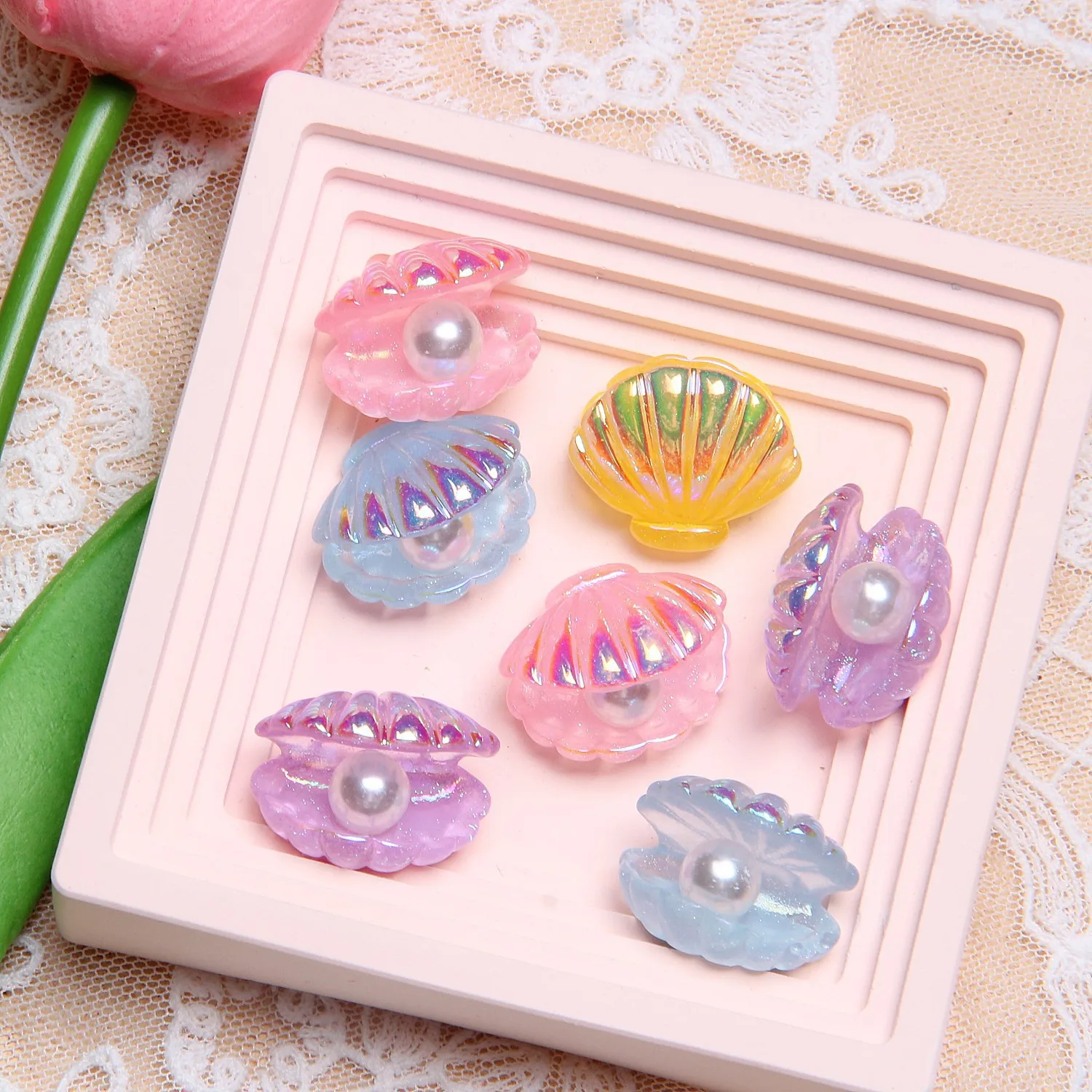 

100 шт., милая смоляная оболочка, 3D DIY для брелка, серьги, скрапбукинг, кукольный домик, аксессуары, подвеска, оптовая продажа