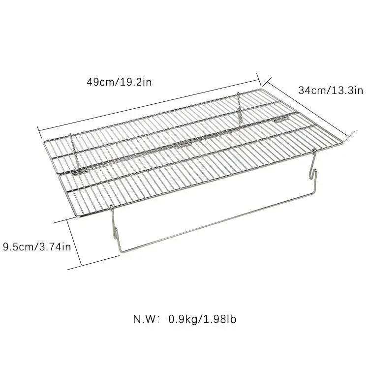 Herramienta para hornear con pantalla de alambre de acero inoxidable, estante de malla de alambre, utensilios para hornear, productos para barbacoa, parrilla de barbacoa, accesorios de red de alambre