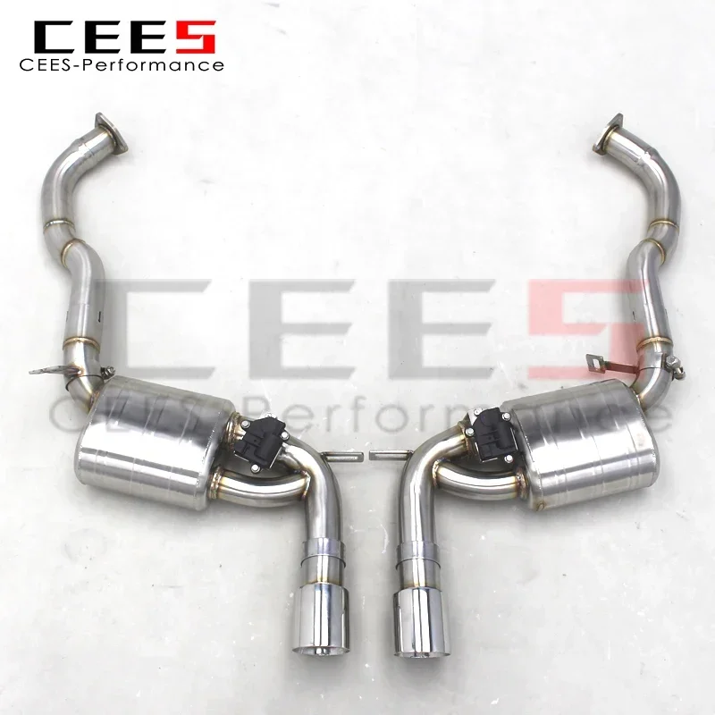 CEES Tuning Auto Parts Racing Exhaust Catback for Porsche Boxster/Cayman 987/987.2 2.7/2.9/3.4 2008-2012 SS304 Stainless Steel