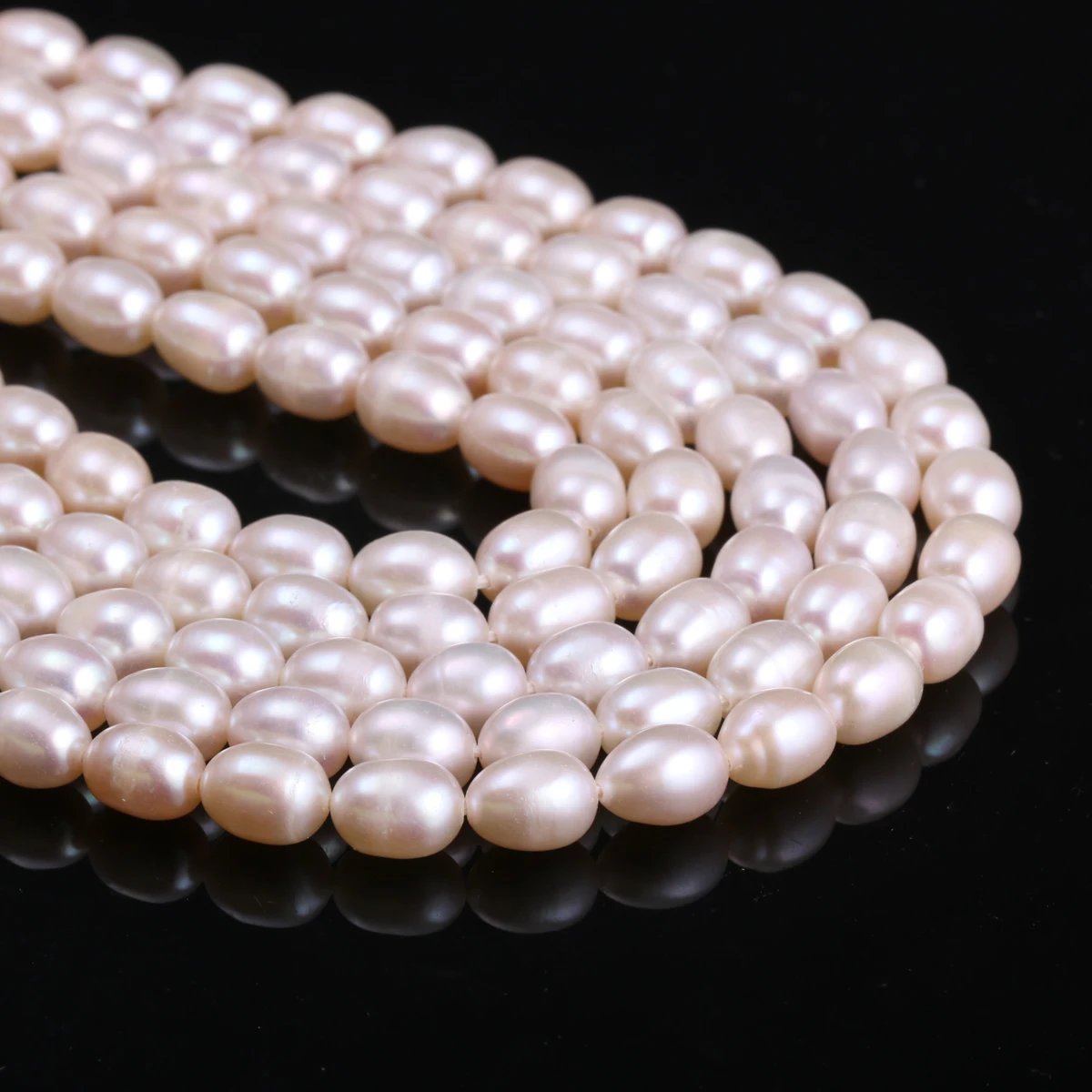 Natural Freshwater Cultured Pearls Beads Rice Shape 100% Natural Pearls for Jewelry Making DIY necklace bracelet accessories