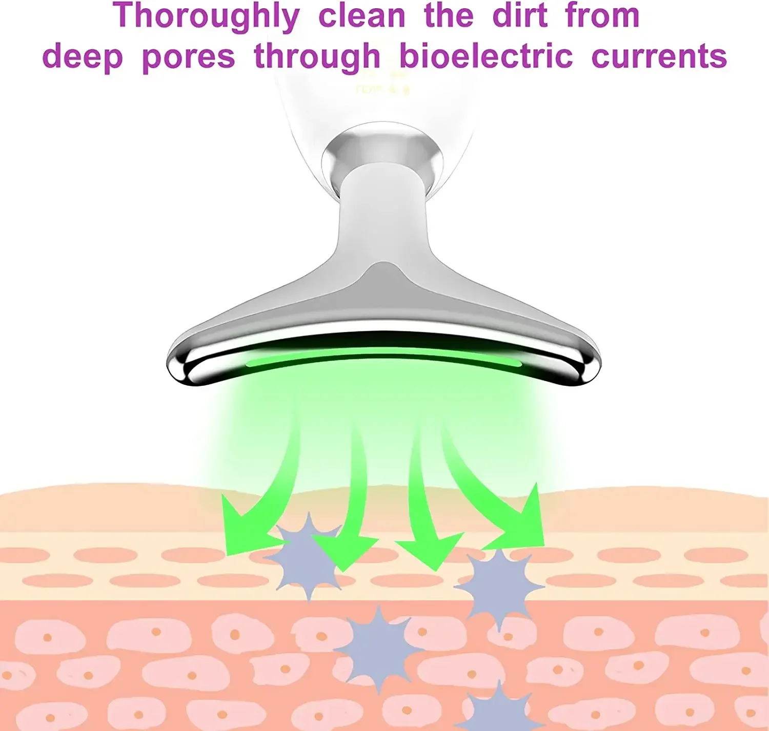 คอ Face Lifter EMS เครื่องนวดคอยกกระชับผิวหน้า Remover Double Therapy Anti Chin LED Photon ริ้วรอยกระชับอุปกรณ์