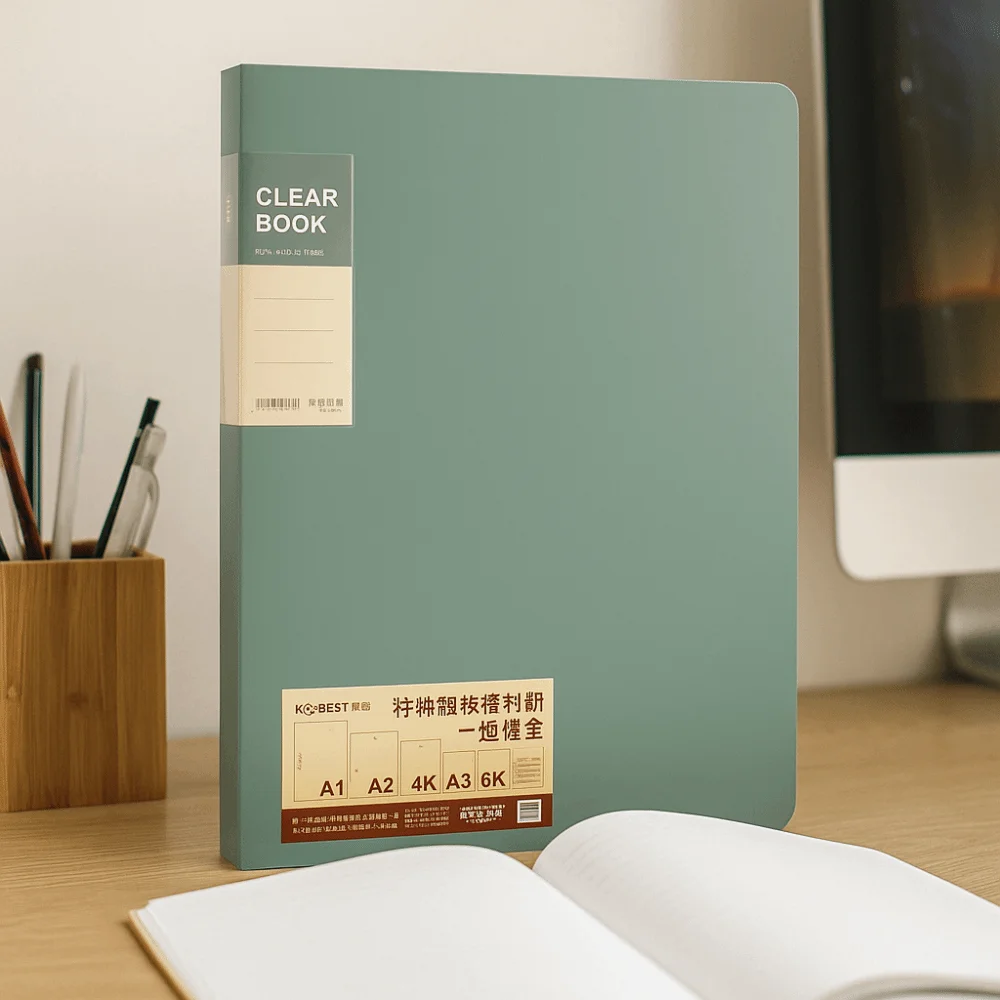 

Thickened A3 Document Folder Multifunctional Multi-color Large Portfolio Sketch Folder 8K Matte 40 Pockets File Folder Student