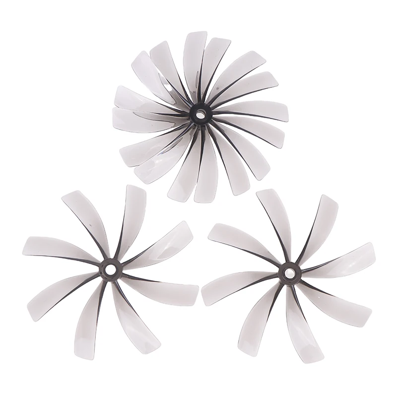 2 paia NEEBRC 8 pale CW CCW da 3,5 pollici Cinewhoop Prop 5mm albero elica per droni da corsa FPV Quadcopter fai da te