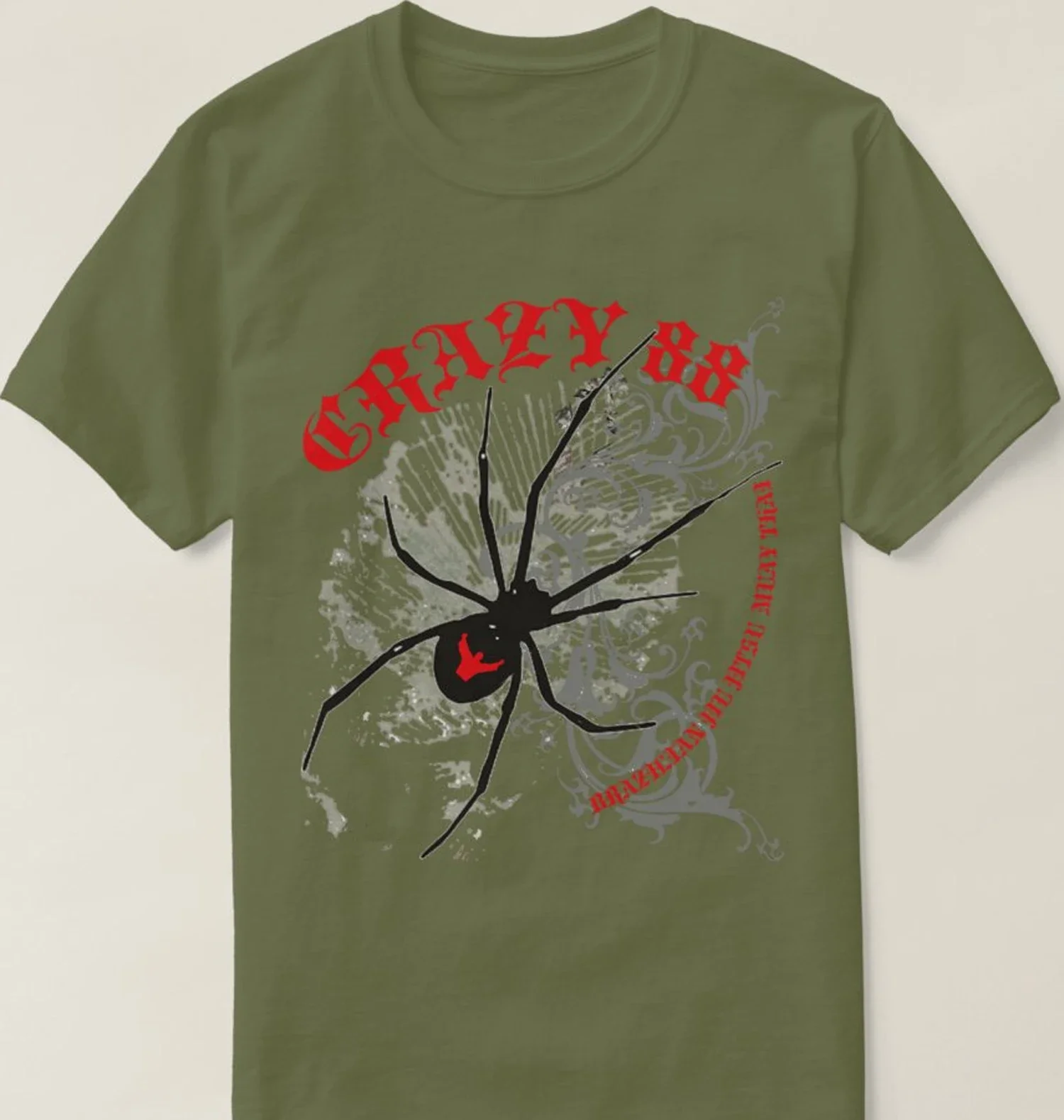 الأرملة السوداء البرازيل جيو جيتسو MMA الملاكمة التايلاندية القتالية تي شيرت 100% القطن س الرقبة الصيف قصيرة الأكمام عادية قميص رجالي حجم S-3XL