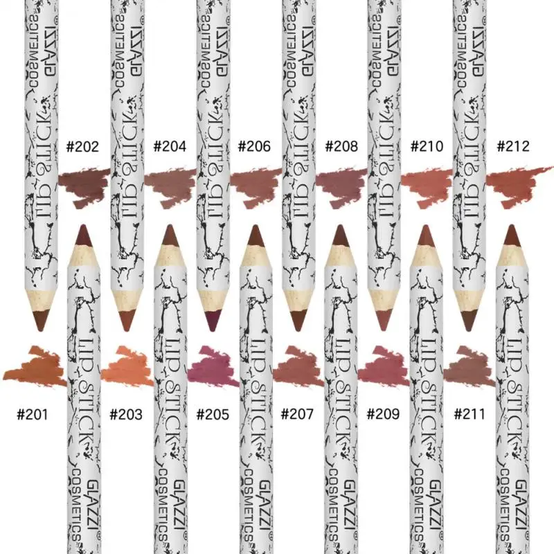 ชุดลิปสติกสีสันสดใส Smudge-proof เพิ่มรูปร่างริมฝีปากยอดนิยม Matte อินเทรนด์ Lip Liner ดินสอชุดหลายสีแต่งหน้า