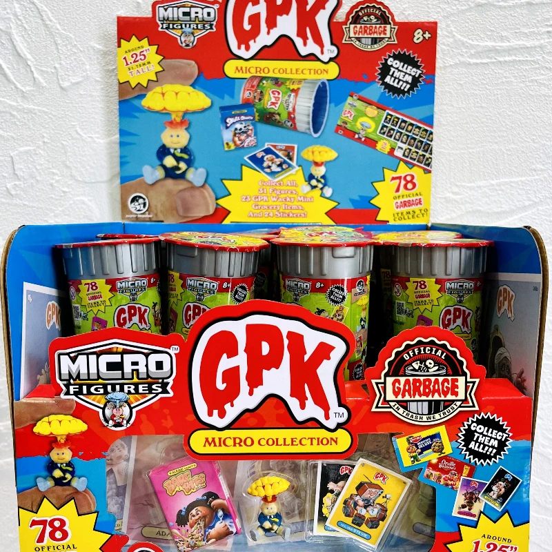 GPK Micro Figures Surprise Blind Box Toys Garbage Pail Mini Quirky Dolls Miniaturized Doll Party Ornaments Kids Birthday Gifts