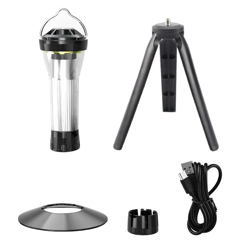 

TYPE-C USB Rechargeable Camping Light Stepless Dimming Vintage Tent Lamp Outdoor Emergency Portable Light