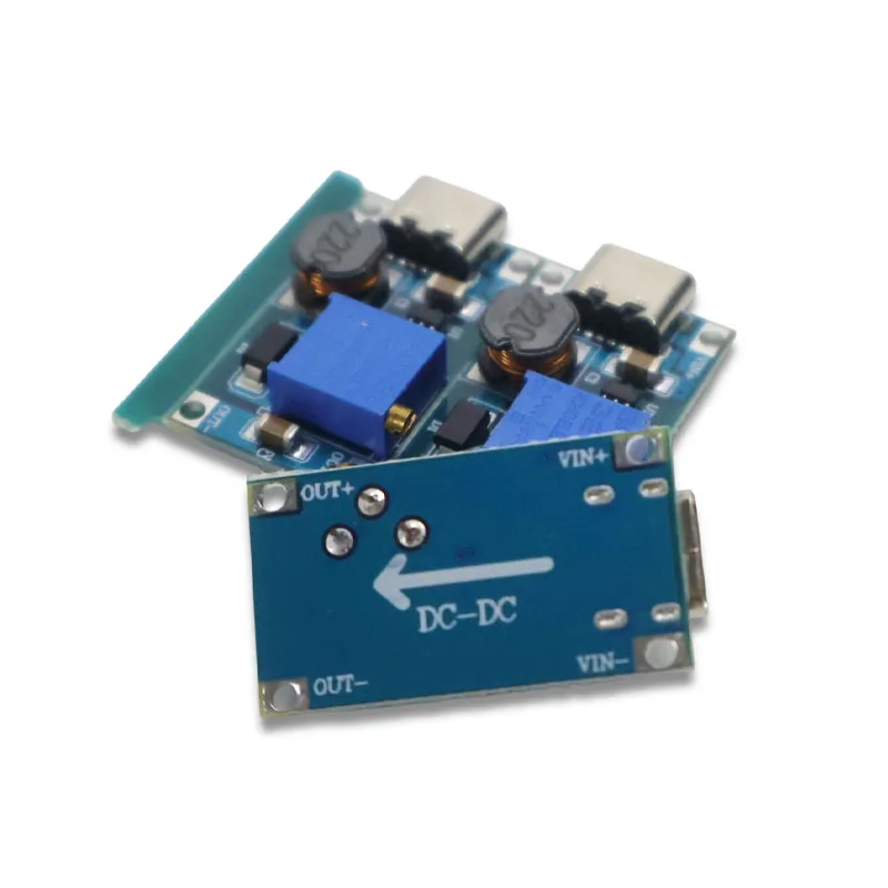 MT3608 DC-DC Step Up Converter Booster Power Supply Module Boost Step-up Board MAX Output 28V 2A for Arduino DIY Kit TYPE-C/USB