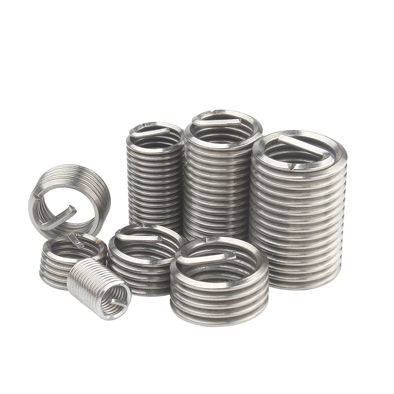 M1.6 M2 M2.5 M3.5 M4 M5 M6 M8~ M24 Stainless Steel Coiled Wire Helical Screw Bushing Sleeve Set Thread Inserts Thread Repair Kit