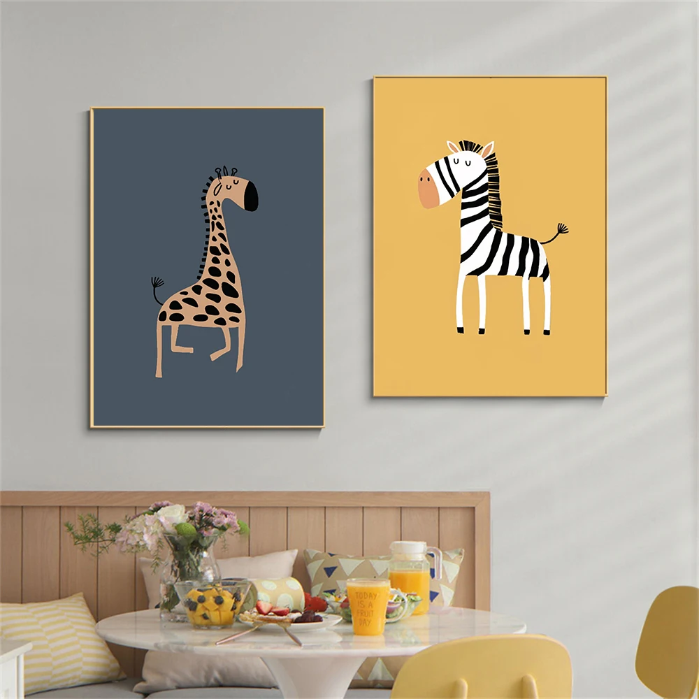 

Jungle animal posters, bohemian nursery prints, animal nursery wall prints, earth tones, nursery art, animal prints, home decor